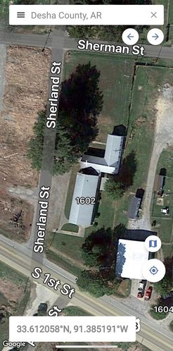 McGehee, AR Church Building and Land: 1602 S 1st St, McGehee, AR 71654